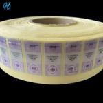 Color Change Holographic Beer Tax Stamp Duty with Surface Finishing
