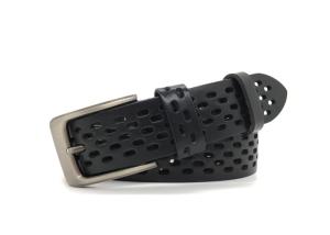 Quality Adjustable Wide Hollow Out Casual Leather Belt For Men wholesale
