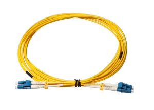 Quality LC/UPC Cabo Yellow LSZH SM MM Single Core Fiber Optic Cable Patch Cord wholesale