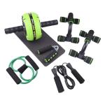 Multifunctional 800lbs Kin Ab Wheel Roller Set 800lbs 7 In1