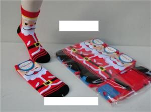 Quality High quality colorfast cartoon christmas design winter breathable cotton socks for women wholesale