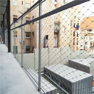 Quality Classical Inox Flexible Cable Mesh / 304 Stainless Steel Woven Wire Mesh 80x80mm wholesale