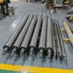 ZHOUSHAN Bimetallic Single Injection Molding Machine Screw Barrel / Injection