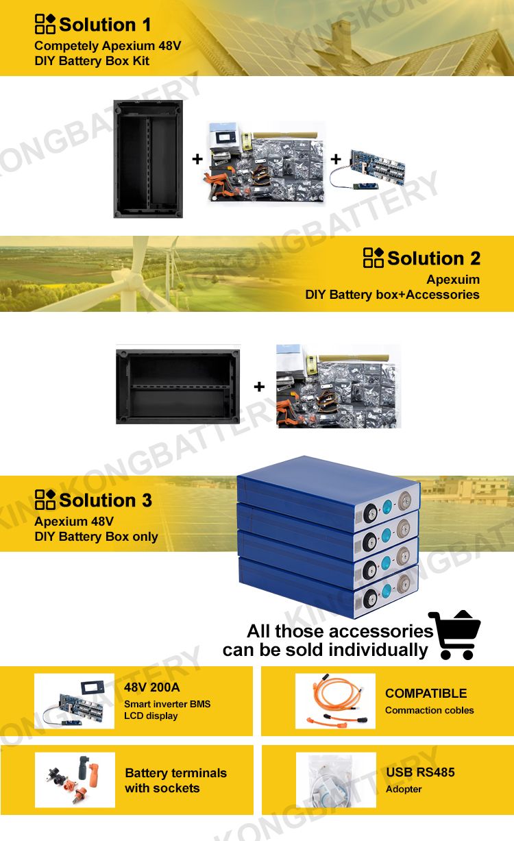 Electric Power Systems 3.2V 302Ah 340Ah Lifepo4 Battery Packs For Solar Energy Storage