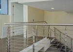 Indoor Stair Railing Stainless Steel Balustrade System Solid Rod Bar Simple