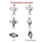 KSD301 Bimetal Thermostat 250V 10A Multi-Temperature Thermal Switch