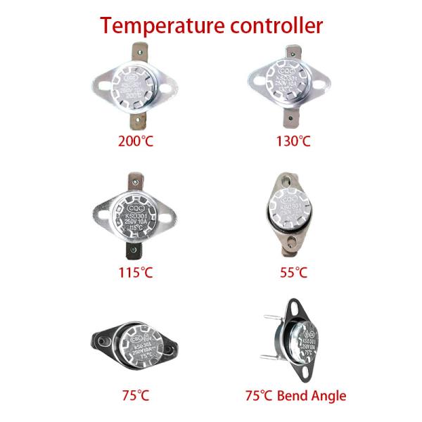 Cheap KSD301 Bimetal Thermostat 250V 10A Multi-Temperature Thermal Switch for sale