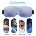 3D Contoured Memory Foam Eye Mask For Sleeping 100% Block Out Light