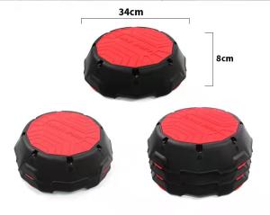 Quality Adjustable Workout Aerobic Step Platforms Stepper 43CM 1.5kg PP Plastic wholesale