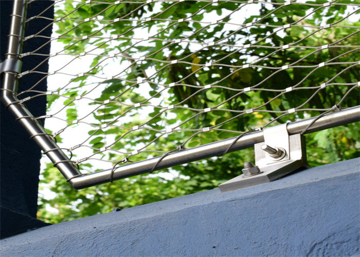 Flex Polishing Stainless Rope Mesh Commercial Guard Rails System Protection Fencing
