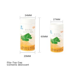 Quality PP Tubes with Flip Top lids for the packaging of effervescent tablets color customized wholesale