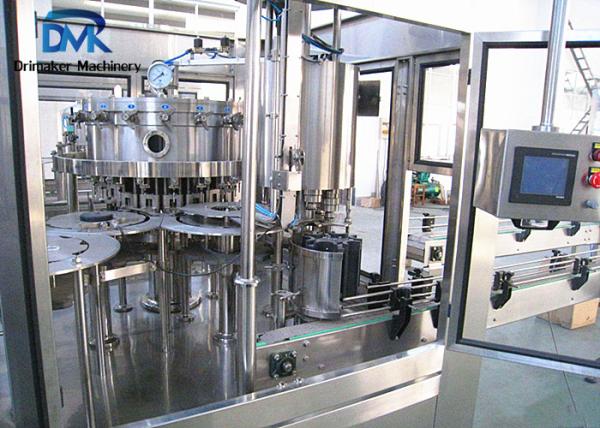 Industry Multi - Function Soda Bottle Filling Machine Pet Bottle 18 Rinsing