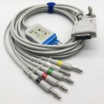 Adult Pediatric Mindray ECG Cable 5 Leads 15 Pin With Banana pinnd