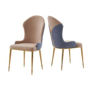 Quality Backrest Decoration 50x60x97cm SS Dining Chairs Modern Dining Room Chairs wholesale