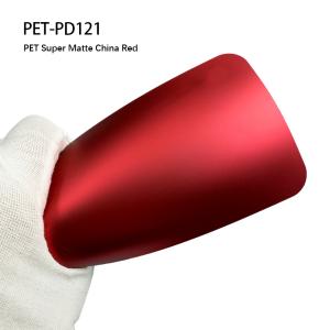 Quality PET-PD121 PET Matte China Red Color Changing Wrap Film for Car wholesale