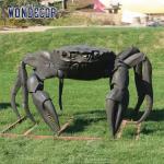 Garden animal decoration large size best artwork bronze crab sculpture