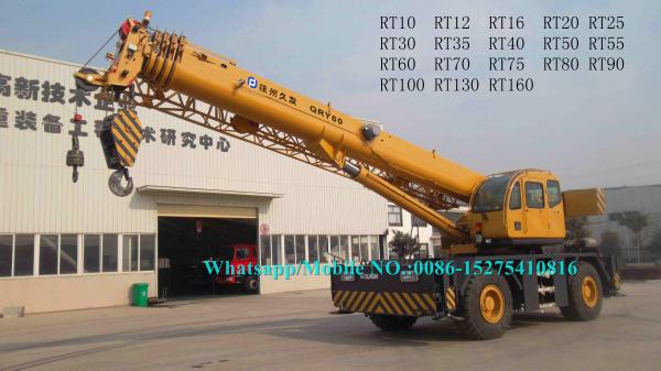 XCMG 60 Ton Rough Terrain Boom Truck Crane For Warehousing Base Construction