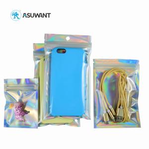 Quality Hologram Rainbow VMPET Aluminum Foil Zip Lock Bag wholesale