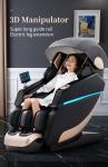 3d Zero G Leather Recliner Massage Chairs FCC ROHS Airbags