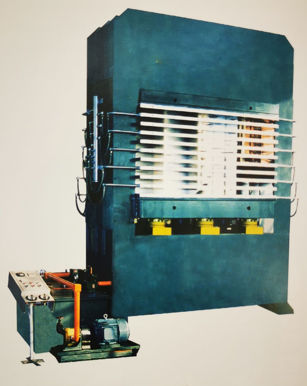 Wood Sheet Veneer Hot /Cool Press Machine