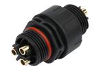 Outdoor LED Screen Cable Waterproof Led Connectors 2-4 Pin IP68 Connector