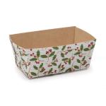 Corrugated loaf paper baking mould color printing custom paper baking pan paper