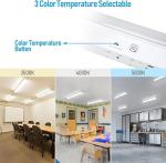Office LED Linear Strip Light Fixture / Suspended Linear Pendant Lighting