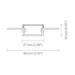 Ceiling Lighting Strips Led Plasterboard Profile Recessed Drywall Gypsum
