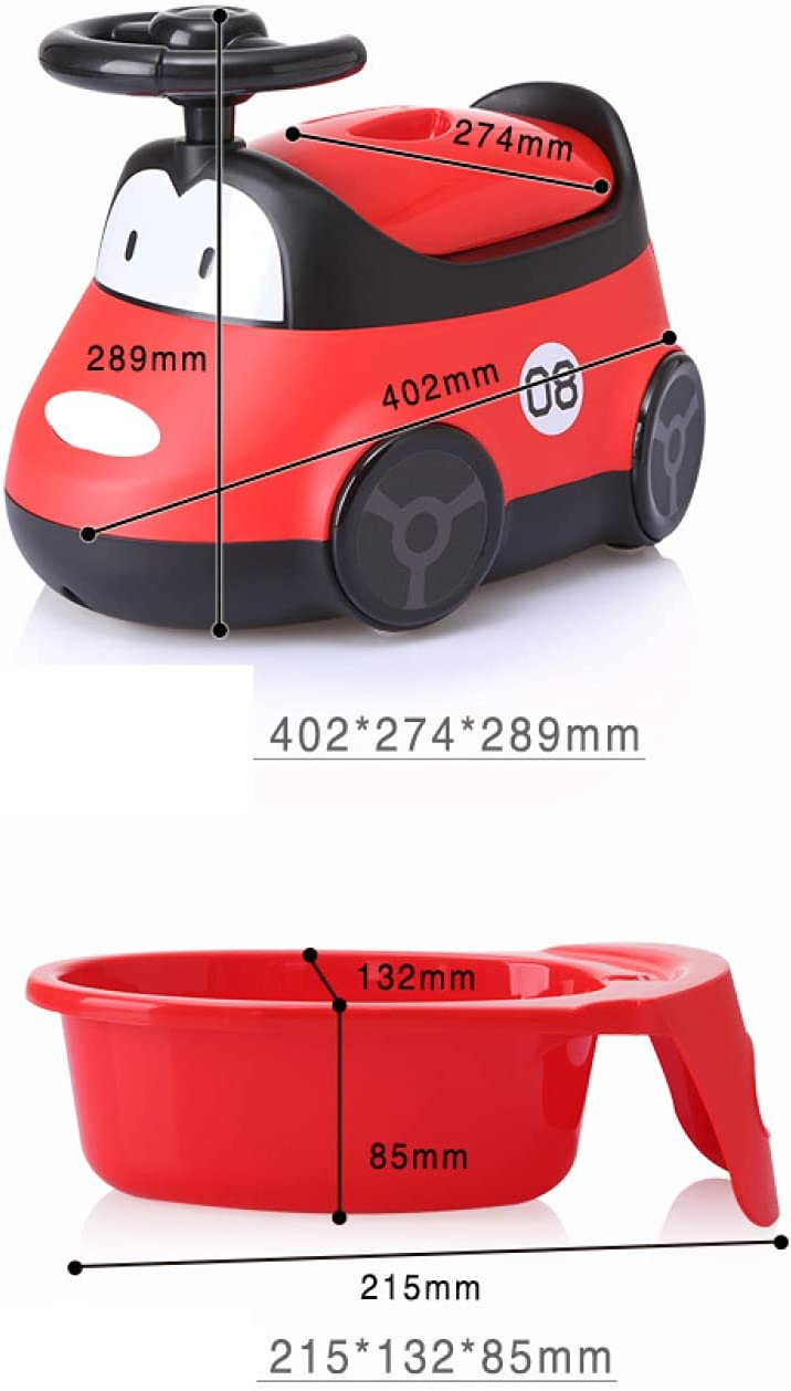 6 Months-3 Years Old Girls' Drawer Type Car Toilet Stool with Gender-Specific Urinal