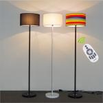 Remote Control LED Fabric Floor Lamp