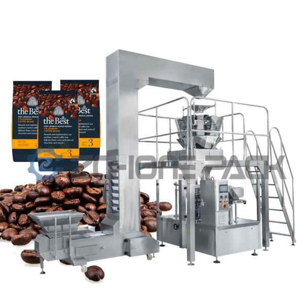 Stainless steel Multi - Station Coffee Packing Machine 1kg Coffee Product