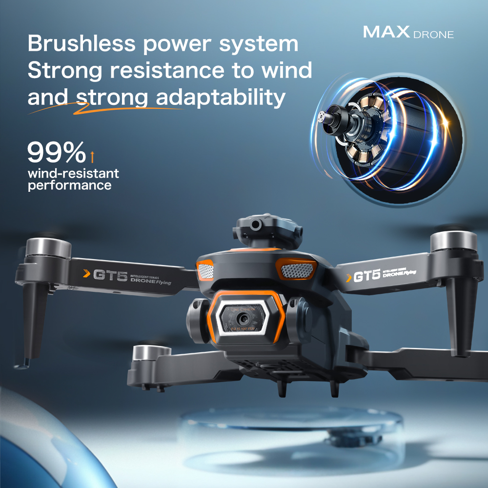 Beginner Drones Gt5 Obstacle Avoidance Mini Drone 14min Flying Drone Smartphone 480p 720p Hd Aerial Photography 2.4g Wifi Fpv Selfie Drone
