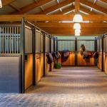 Outlet Horse Stables Customized Racecourse Equestrian Club Fence Construction