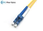 LSZH Singlemode Fiber Optic Patch Cables LC/UPC to LC/UPC Yellow 3 Meter