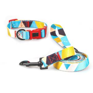 Quality Nylon Rope Pet Collars Leashes Personalized Skin Friendly Metal Clasp Dog Collar S M L wholesale