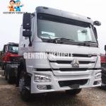 Sinotruck Diesel Fuel 6x4 WD615 Tractor Head Trucks With Sleeper