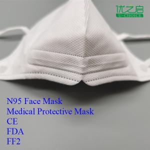 Quality Ear Hong / Belt Anti Virus Mask 0.5 - 10 Microns Fiber Diameter Oil Absorption wholesale