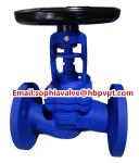 PN40 cast steel bellows globe valve made in China