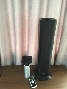 China 3000CBM Black / Silver / Gold Commercial Essential Oil Diffuser , Medium Area Aroma Scent System Metal  Remote Control on sale