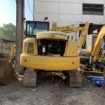 Excavating 7 tons of durable hydraulic track type PC Komatsu 70 second-hand