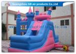 Lovely Indoor / Outdoor Princess Bounce House Inflatable With Slide For Little