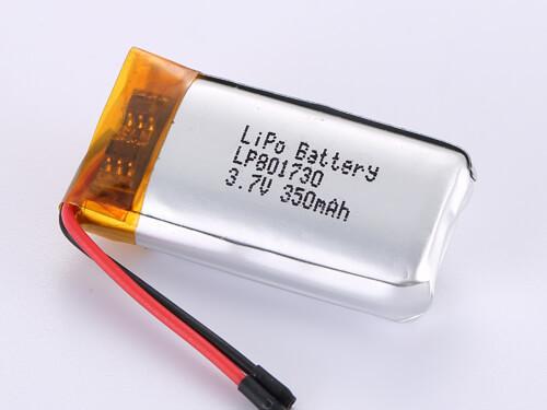 LP801730 3.7V 350MAH LiPo Battery for Any Application Durable and Temperature