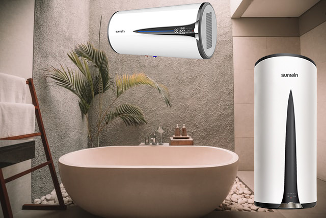 38 DBA All In One Electric Residential Air Source Heat Pump 80L For Bathroom