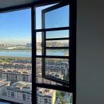 Sound Insulation Fixed Blind Aluminum Frame Casement Windows OEM