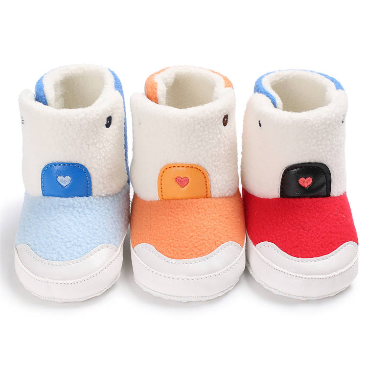 Cute 2019 Cotton sole Mix color cartoon 0-18 months baby shoes boots