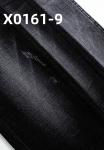 10.5 Oz Black High Stretch Warp Slub Denim Fabric For Jeans