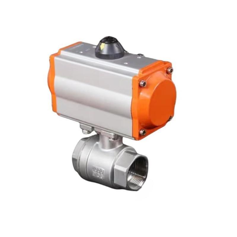 SS304/316 2PC Ball Valve with Pneumatic Actuator