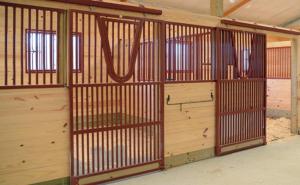 Quality Customised Front Panel Wooden Horse Stable Wood Material Longlife Time wholesale