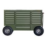 Garage Metal Tool Cart Easy Mobility and Organization with Stainless Steel
