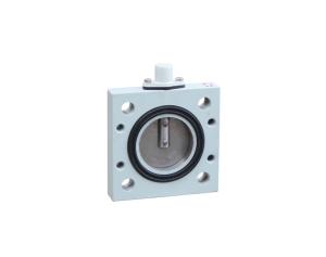 Quality Customized DN40 Stainless Steel Valve Square Butterfly 120mm Manual wholesale